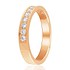 Золотое обручальное кольцо с бриллиантами - фото 1