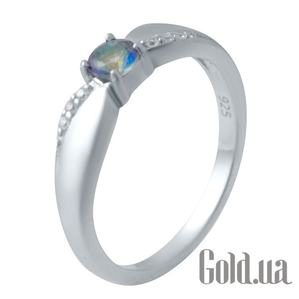 

Женские кольца Fresh Jewelry, Женское серебряное кольцо с топазом и куб. циркониями, 17