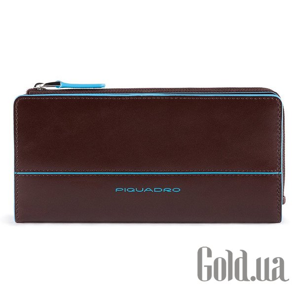

Бумажник Piquadro, Коричневый, Портмоне Blue Square PD2396B2R_MO