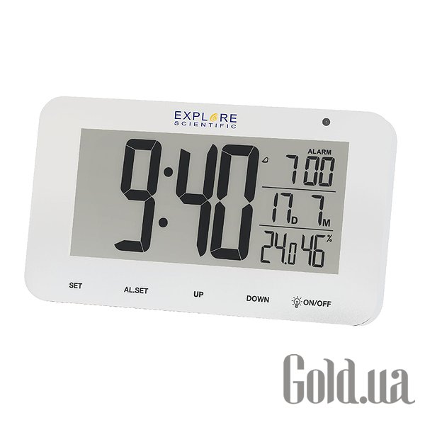 

Настольные часы Explorer, Настольные часы RC Alarm White RDC1004GYELC2