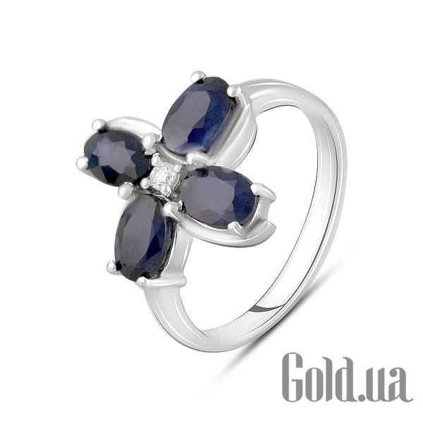 

Женские кольца Fresh Jewelry, Женское серебряное кольцо с сапфирами и топазом, 17