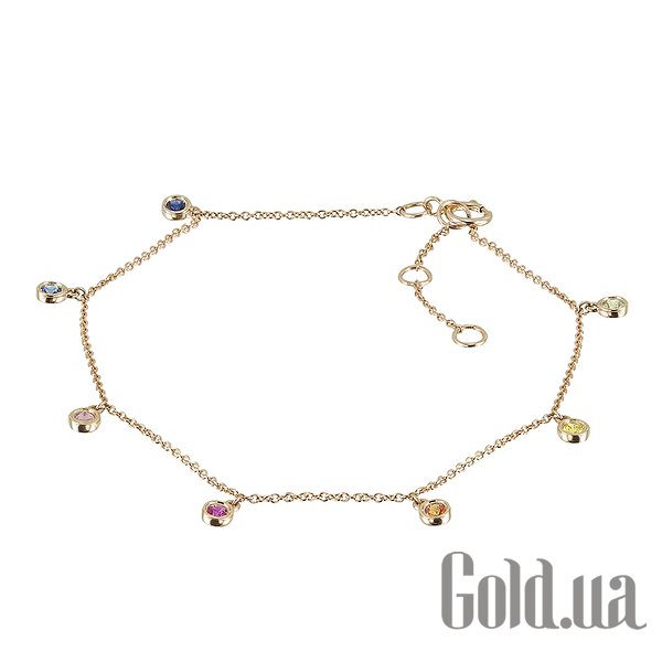 

Браслет Lurie Jewelry, Женский золотой браслет с сапфирами, 20