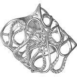 Женское серебряное кольцо с куб. циркониями, 1611730