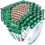Женское серебряное кольцо с куб. циркониями, 1670354