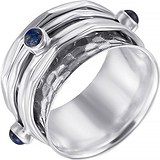 Женское серебряное кольцо с лазуритами, 1676498