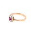 Женское золотое кольцо с рубином и бриллиантами - фото 4