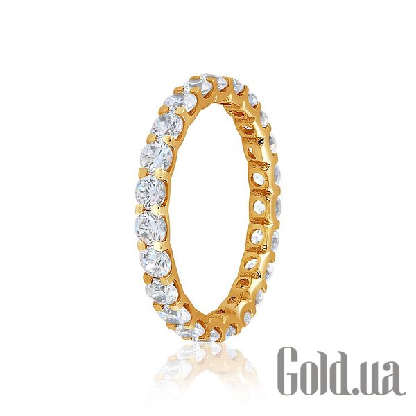 Золотое обручальное кольцо с Swarovski Zirconia, 16