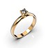 Золотое кольцо с бриллиантом - фото 4