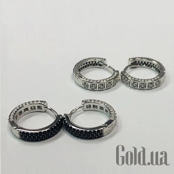 

Серьги Silvex925, Серебряные серьги с куб. циркониями