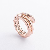 Женское золотое кольцо с куб. циркониями, 1798098