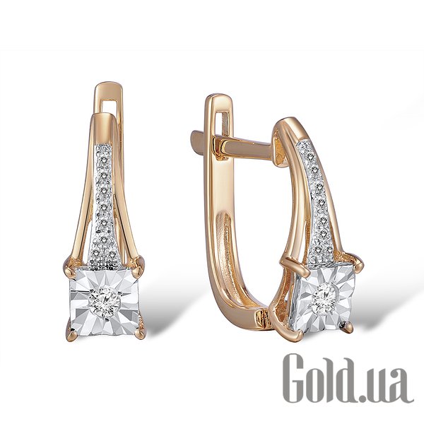 

Серьги Lurie Jewelry, Золотые серьги с бриллиантами