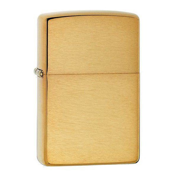 Zippo Brushed Brass Armor 168