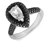 Женское золотое кольцо с бриллиантами, 126931