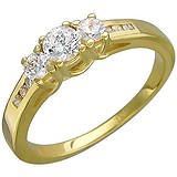 Золотое кольцо с бриллиантами, 1625299