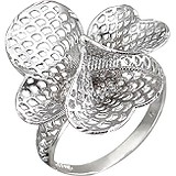 Женское серебряное кольцо с куб. циркониями, 1650899
