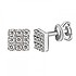 AV Avangard Срібні сережки з куб. цирконіями - фото 1