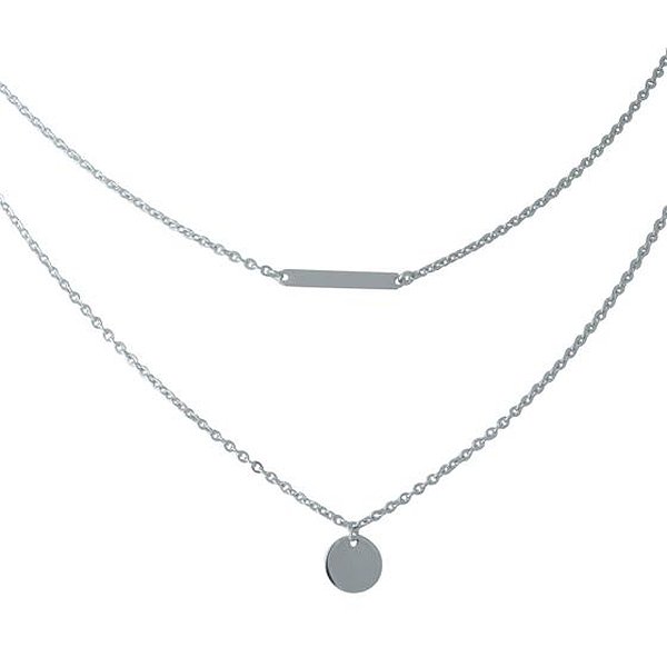 Серебряное колье