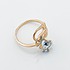Женское золотое кольцо с топазом - фото 2
