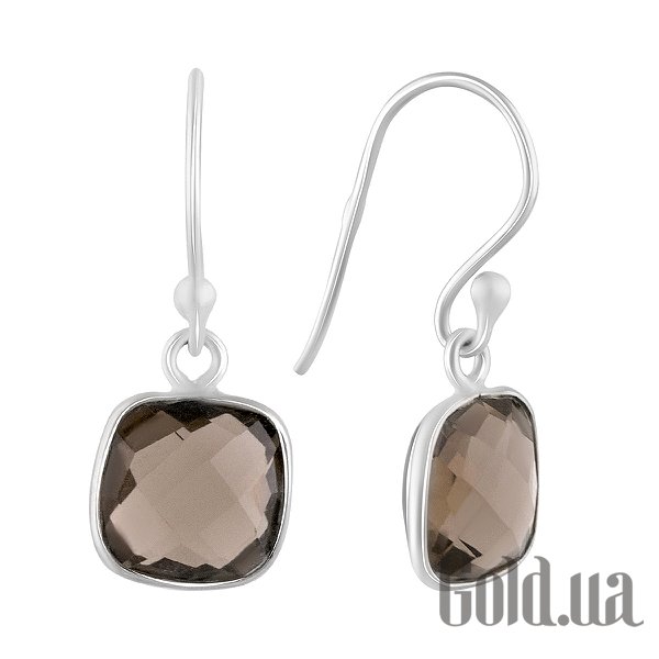 

Серьги с подвесками Fresh Jewelry, Серебряные серьги с раухтопазами