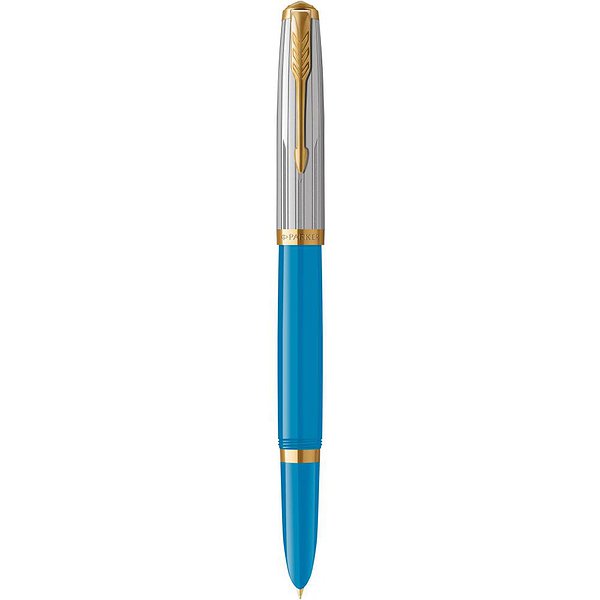Parker Перьевая ручка Parker 51Premium Turquoise GT FP F 56 411