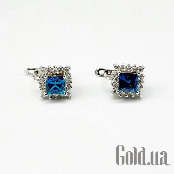 

Серьги Silvex925, Серебряные серьги с куб. циркониями