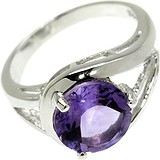 Женское серебряное кольцо с аметистом, 1645780