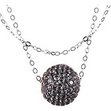 Женский серебряный браслет с куб. циркониями, 1669076