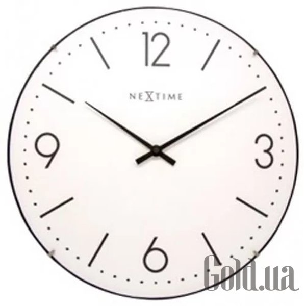 

Настенные часы NeXtime, Настенные часы "Basic Dome" 3157WI