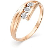 Женское золотое кольцо с бриллиантами, 1711060