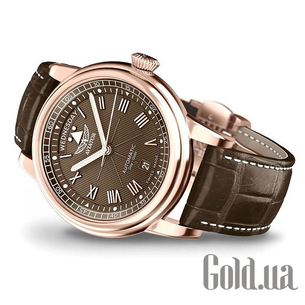 Швейцарський годинник Aviator Чоловічий годинник Douglas Day Date V.3.35.2.280.4