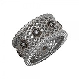 Женское серебряное кольцо с куб. циркониями, 1547733