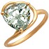 Женское золотое кольцо с празиолитом - фото 1
