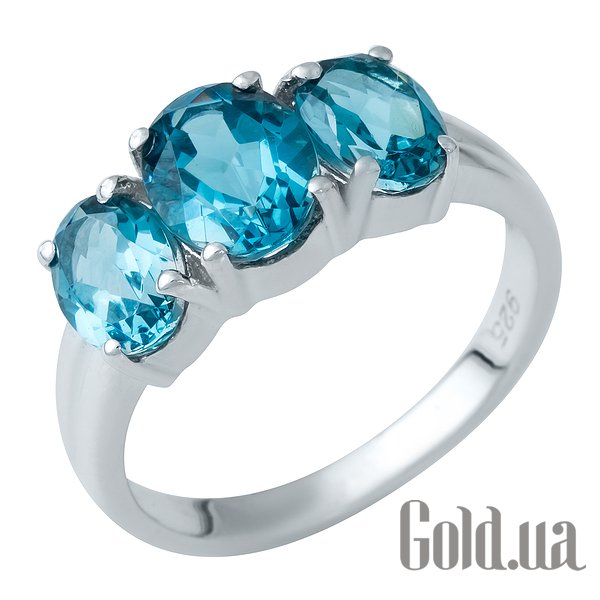 

Женские кольца Fresh Jewelry, Женское серебряное кольцо с топазами, 18