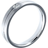 Золотое обручальное кольцо с бриллиантом, 1673173