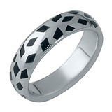 Женское серебряное кольцо с эмалью, 1696213