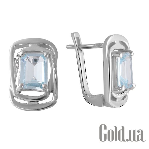 

Серьги Fresh Jewelry, Серебряные серьги с топазами