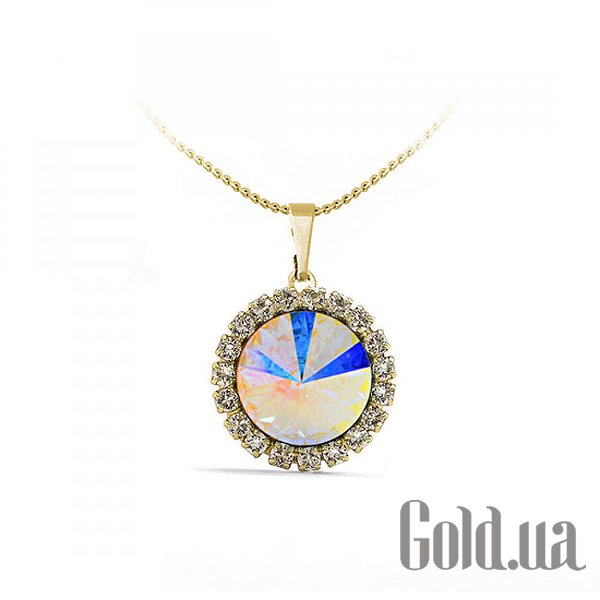 

Женские колье и кулоны Kobi, Золотой, Кулон с цепочкой с кристаллами Swarovski в позолоте