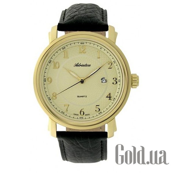 

Швейцарские часы Adriatica, Gents Leather ADR 8177.1221Q