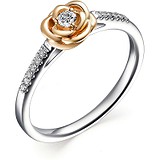 Женское золотое кольцо с бриллиантами, 1696982