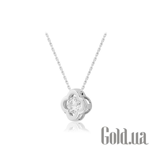 

Колье Украина, Золотое колье с Swarovski Zirconia, 40