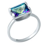 Женское серебряное кольцо с топазом, 1769942