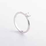 Серебряное кольцо с куб. цирконием, 1797334
