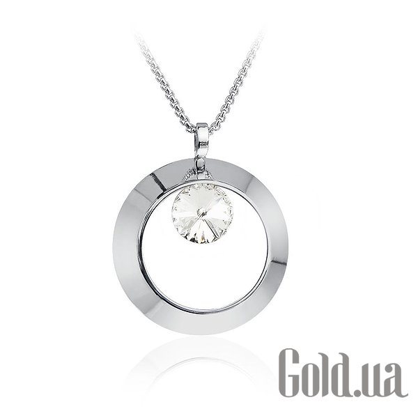 

Женские колье и кулоны Kobi, Стальной, Кулон с цепочкой с кристаллом Swarovski