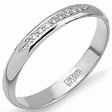 Золотое обручальное кольцо с бриллиантами, 1553623