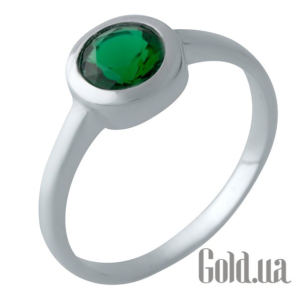 

Женские кольца Fresh Jewelry, Женское серебряное кольцо с синт. изумрудом, 16