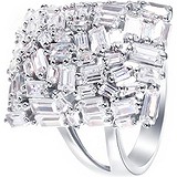 Женское серебряное кольцо с куб. циркониями, 1609687