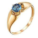 Женское золотое кольцо с топазом, 1621463