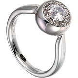 Серебряное кольцо с куб. циркониями, 1669335