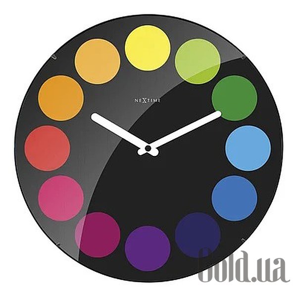 

Настенные часы NeXtime, Настенные часы "Dots Dome" 3167