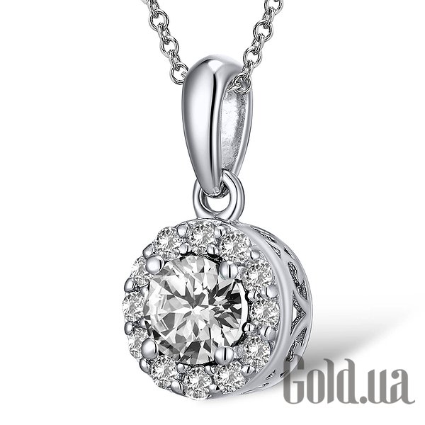 

Женские кулоны Lurie Jewelry, Серебряный кулон с куб. циркониями